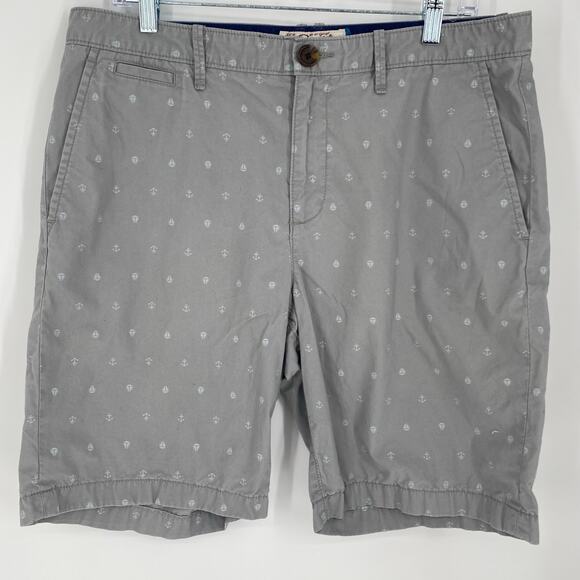 Penguin Shorts Men’s 34 Nautical Print Coastal Cruise Vacation Beach Resortwear - Picture 1 of 9